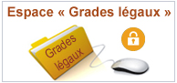 Espace grades légaux