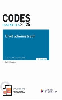 Codes essentiels 2025 : droit administratif