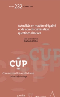 Actualités en matière d'égalité et de non-discrimination : questions choisies
